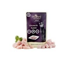 NUEVO cat Adult Chicken & Rabbit 16 x 85 g kapsičky