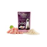 NUEVO cat Kitten Poultry with Rice 16 x 85 g kapsičky
