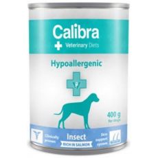 Calibra VD Dog Hypoallergenic Insect&Salmon konzerva 6 x 400 g