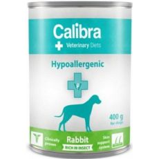 Calibra VD Dog Hypoallergenic Rabit&Insect konzerva 6 x 400 g