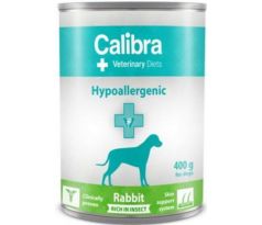 Calibra VD Dog Hypoallergenic Rabit&Insect konzerva 6 x 400 g