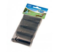 Sáčky DUVO+ na zber psích výkalov čierne 4 x 20 ks