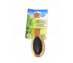 Hrebeň DUVO+ kefa Combo bambus kovová Small 19,5 x 5,5 cm