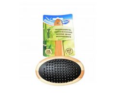 Hrebeň DUVO+ kefa masážna bambus 19 x 12 cm