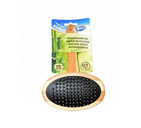 Hrebeň DUVO+ kefa masážna bambus 19 x 12 cm