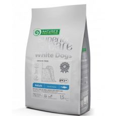 Natures Protection Superior care white dog GF adult Herring small breed 1,5 kg