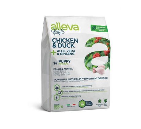 Alleva HOLISTIC dog puppy & junior mini chicken