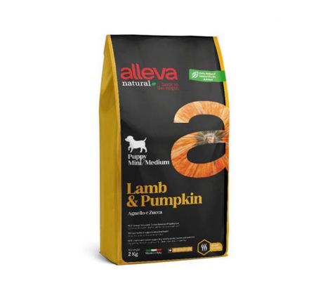Alleva NATURAL dog puppy all breeds lamb & pumpkin
