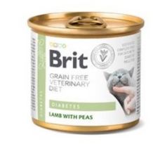Brit Veterinary Diets GF cat Cans Diabetes 200 g