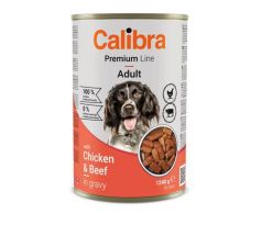 Calibra dog Adult Premium Kura & hovädzie 1240 g