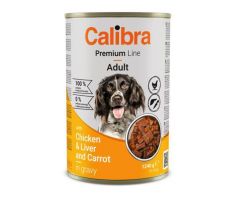 Calibra dog Adult Premium Kura & pečeň 1240 g