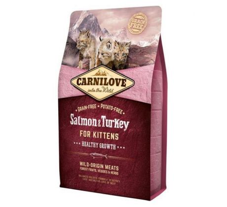 Carnilove cat Grain Free Kitten Salmon & Turkey 2 kg
