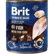 Brit Premium by Nature dog Fish with Fish shin 6 x 800 g