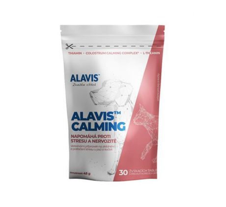 ALAVIS Calming Extra silný pre psov 96 g/30 žuvacích tabliet