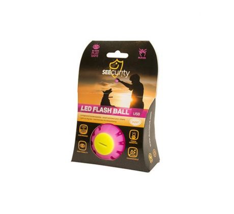 DUVO+ Lopta led silikónová, svietiaca, 10 cm