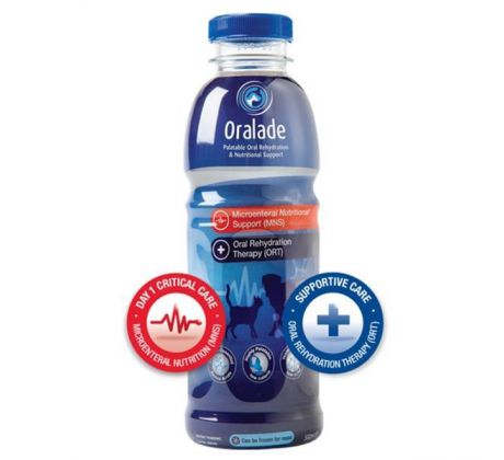 Oralade GI rehydratačný roztok pre psy a mačky 500 ml