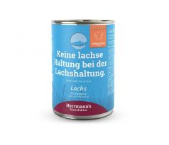 Herrmanns mäso z lososa so zemiakmi a marhulou, konzerva