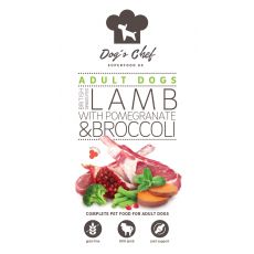 Dog’s Chef BRITISH GRASS FED LAMB WITH POMEGRANATE & BROCCOLI