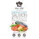 Dog’s Chef SALMON & TROUT WITH SWEET POTATO AND ASPARAGUS Senior & Light