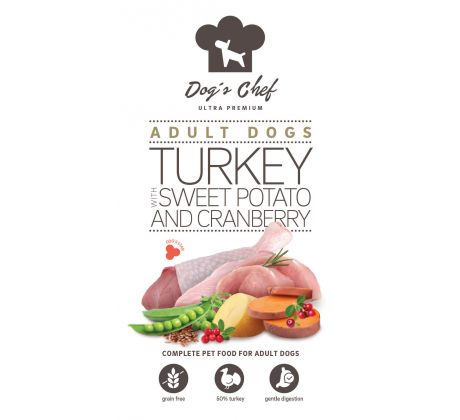 Dog’s Chef TURKEY WITH SWEET POTATO AND CRANBERRY