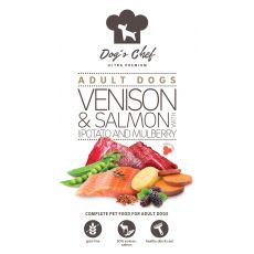 Dog’s Chef  VENISON & SALMON WITH SWEET POTATO & MULBERRY