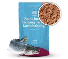 Mäsová kapsička Losos s BIO marhuľou 150g