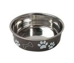 Flamingo miska nerez Bella 0,8 l čierna