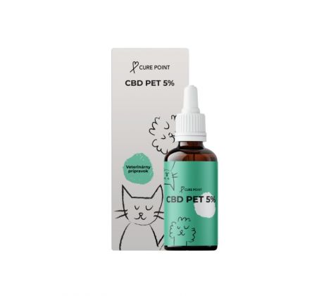 Curepoint CBD olej PET 5%, 10ml
