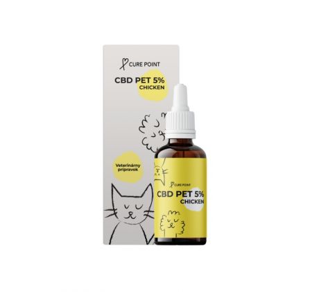 Curepoint CBD olej PET 5% CHICKEN, 10ml