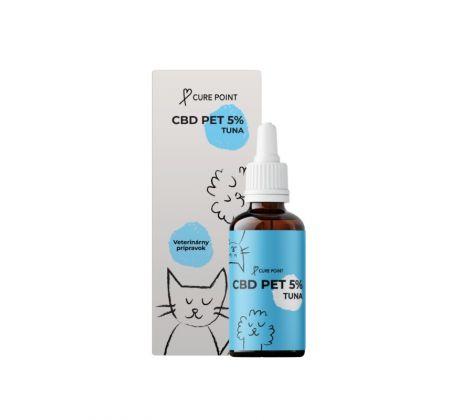 Curepoint CBD olej PET 5% TUNA, 10ml