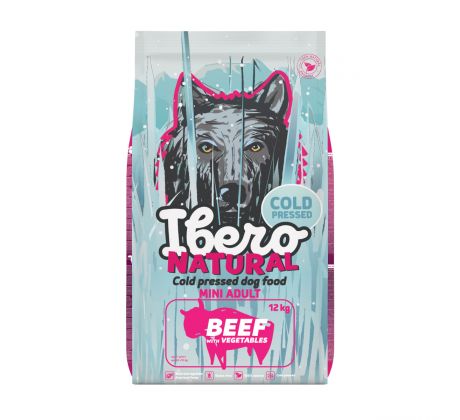 Ibero Cold Press Dog Adult Small Beef - 500g