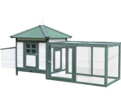 Kurín Strend Pro, pre hydinu, so strechou, 196x76.5x98 cm