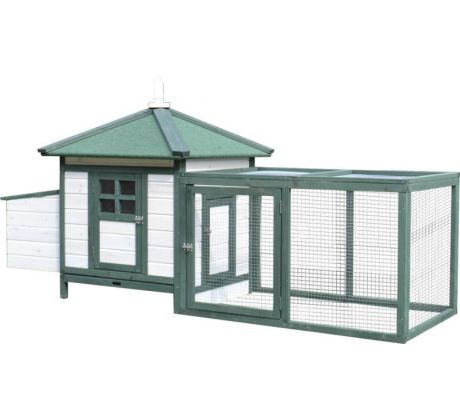 Kurín Strend Pro, pre hydinu, so strechou, 196x76.5x98 cm