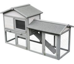 Králikáreň Strend Pro, so strechou, 147x54x85 cm