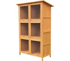 Králikáreň Strend Pro, so strechou, 116x60x180 cm