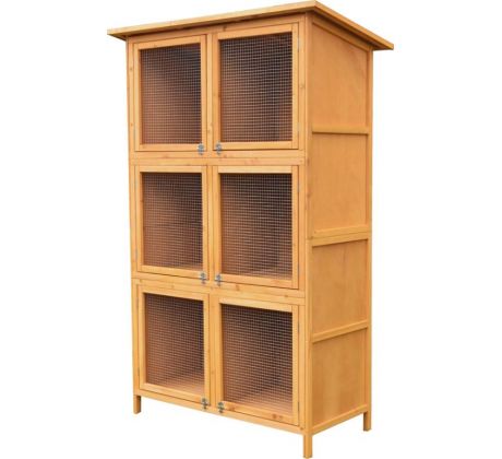 Králikáreň Strend Pro, so strechou, 116x60x180 cm