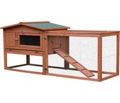Králikáreň Strend Pro, so strechou, 158x58x68 cm