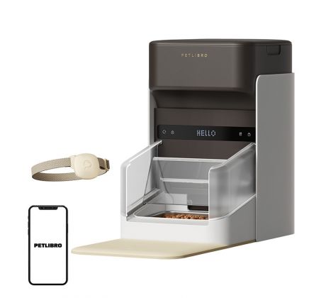 Inteligentný dávkovač krmiva Petlibro RFID s obojkom, 3 l