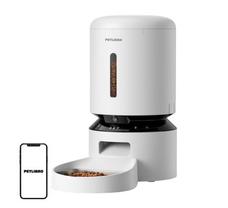 Dávkovač krmiva Petlibro Granary s kamerou, 5 l (biely)