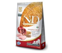 Farmina N&D dog AG puppy medium & maxi, chicken, spelt, oats & pomegranate