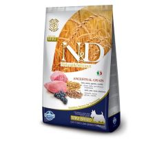 Farmina N&D dog AG adult mini, lamb, spelt, oats & blueberry