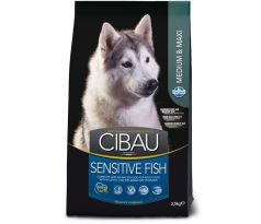 CIBAU dog adult sensitive fish medium & maxi
