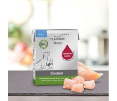 PLATINUM NATURAL Menu Kura pre šteniatka 375 g