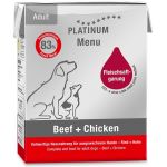 PLATINUM Menu Beef+Chicken 12 x 185 g