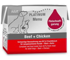PLATINUM Menu Beef+Chicken 12 x 90 g